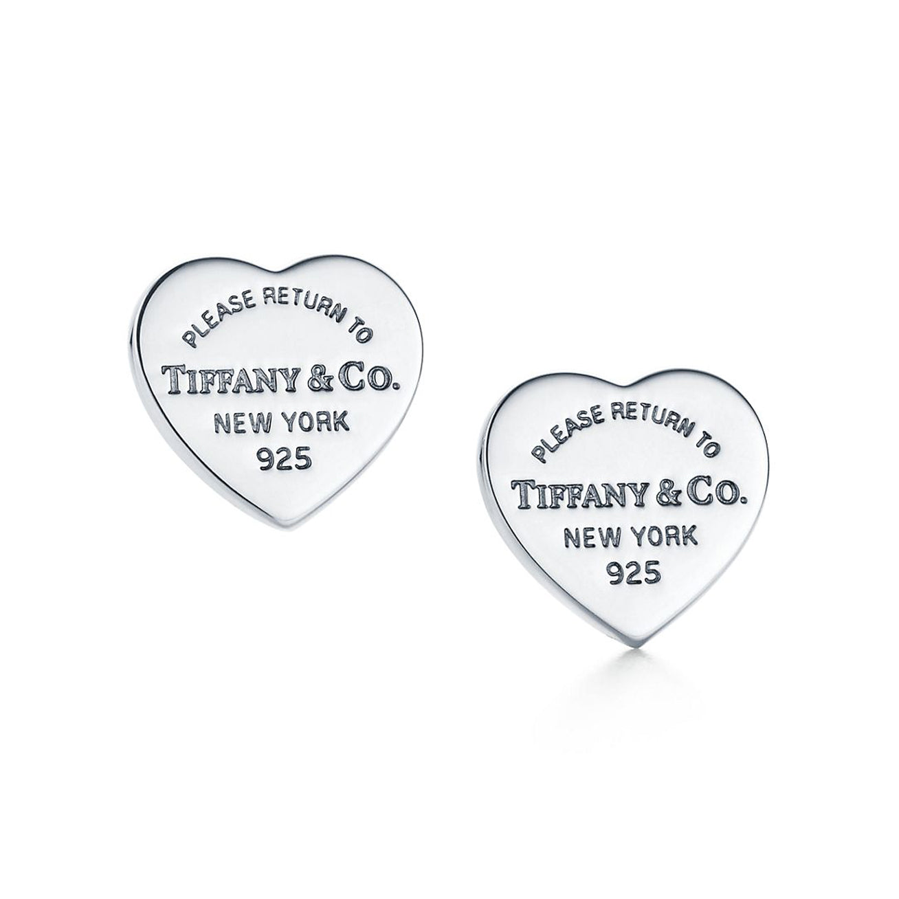 18K Return to Tiffany Heart Tag Stud Earrings