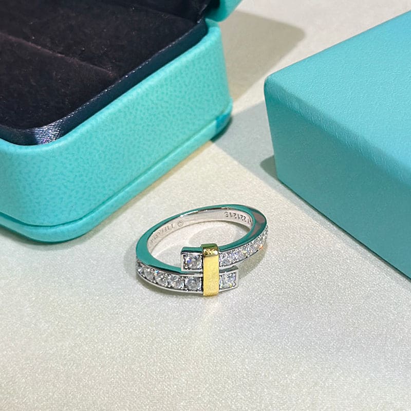 18K Tiffany Edge Bypass Ring