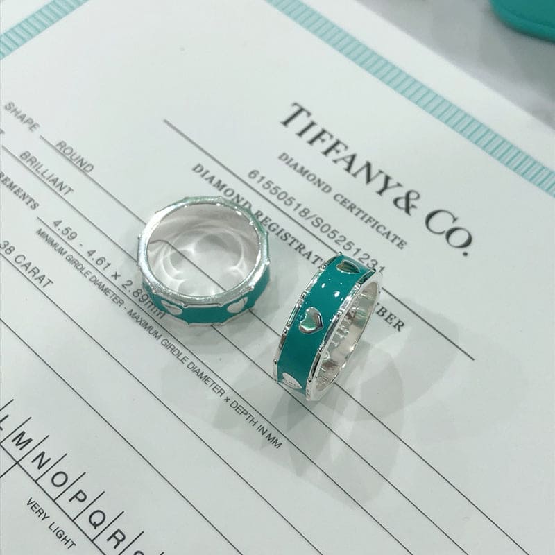 18K Tiffany Love Heart Ring