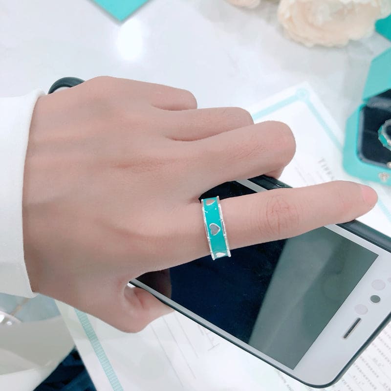 18K Tiffany Love Heart Ring