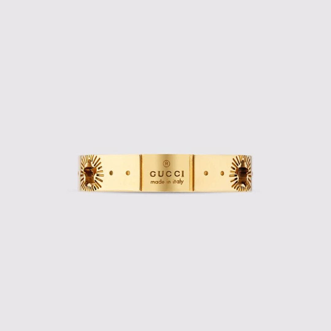 18K GucciIcon Yellow Gold Ring