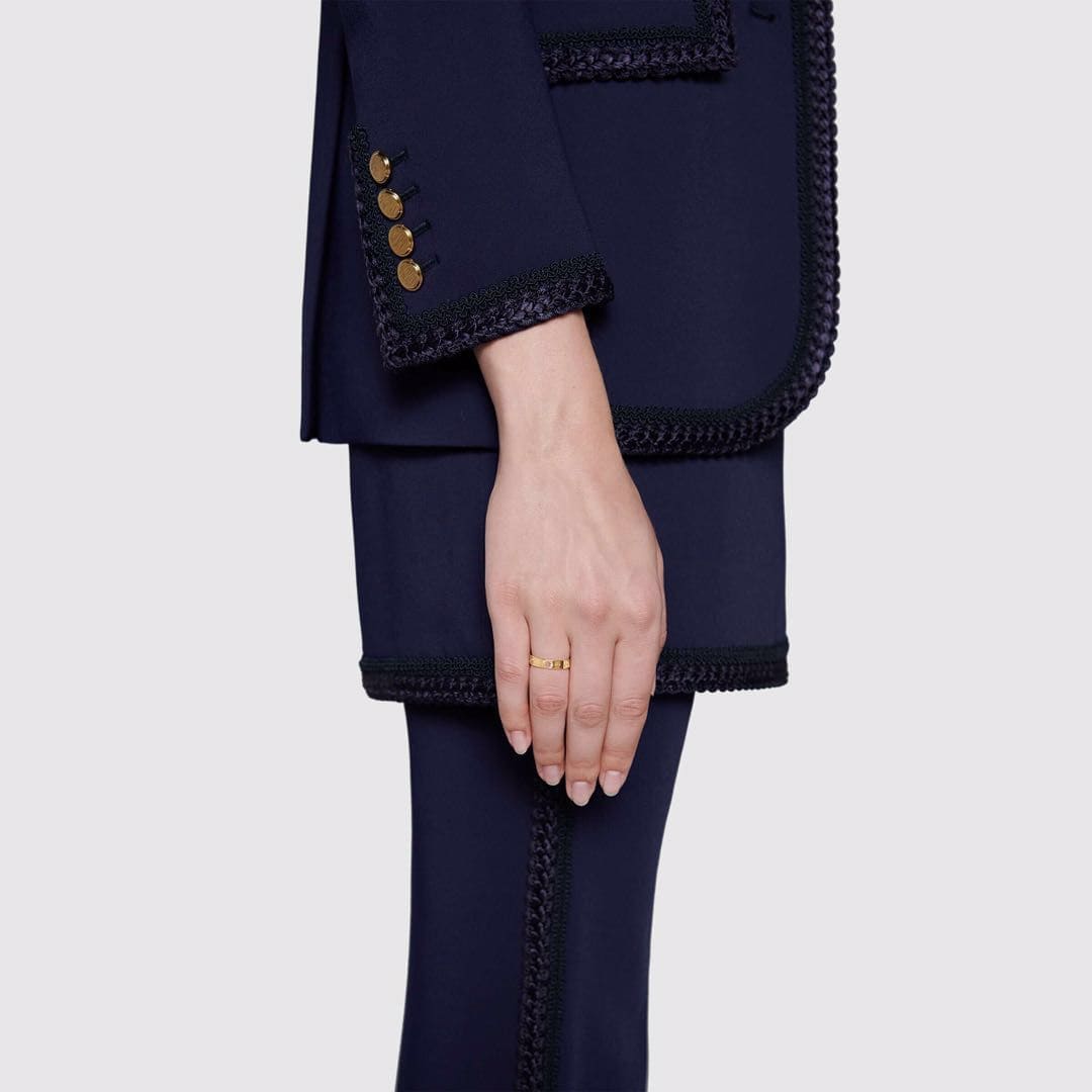 18K GucciIcon Yellow Gold Ring