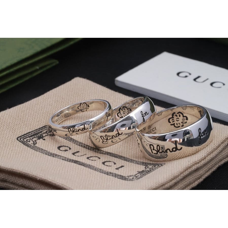 Double Gucci Blind For Love Ring