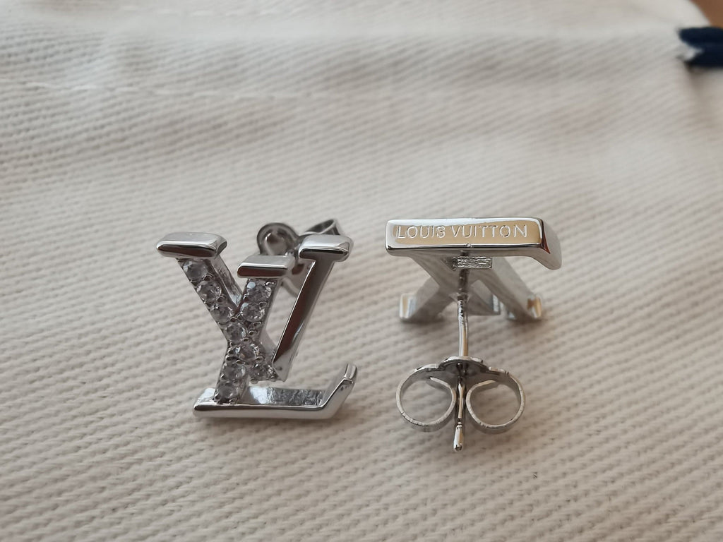 18K Louis Vuitton Iconic Diamond Earrings