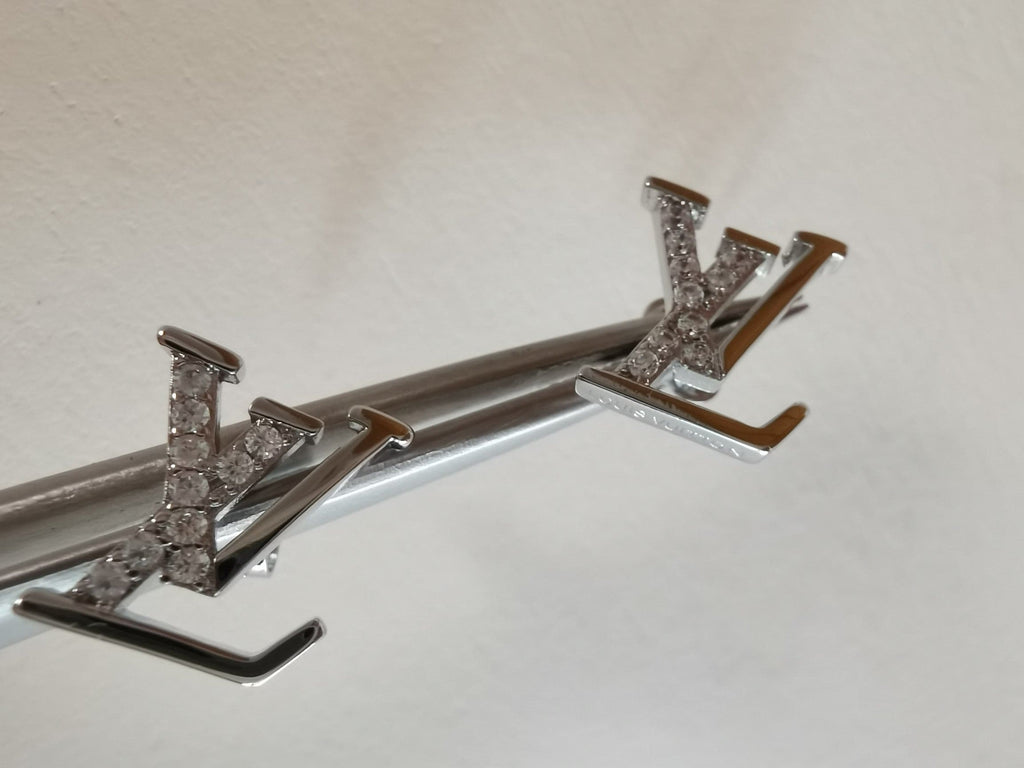 18K Louis Vuitton Iconic Diamond Earrings