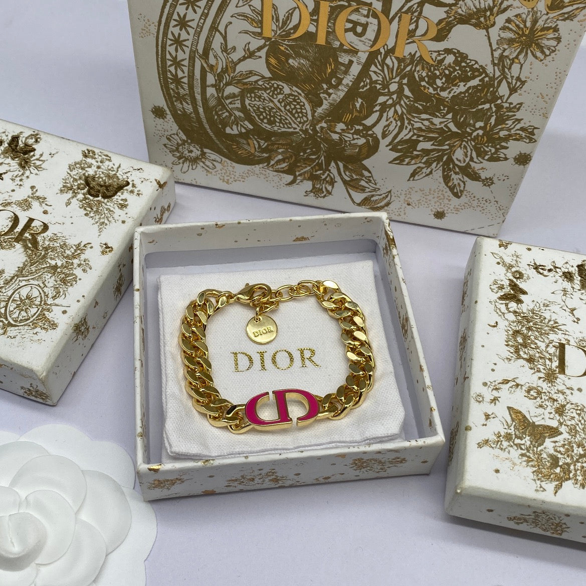 18K Dior 30 Montaigne Pink Bracelet