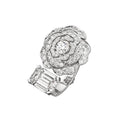 18K  Chanel Diamond Camelia Ring