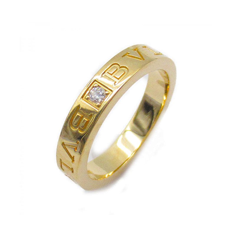 18K Yellow Gold BVLGARI Diamond Ring