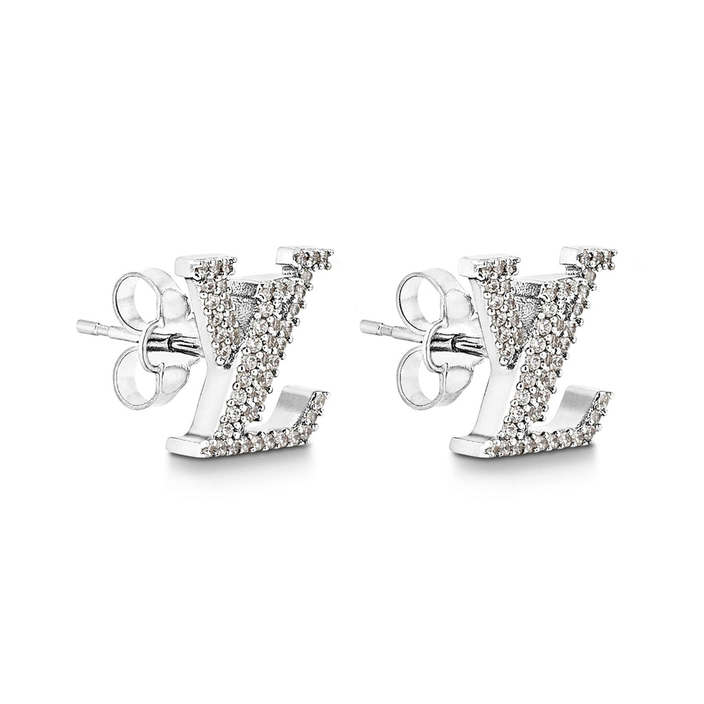 18K Louis Vuitton Iconic Diamond Earrings