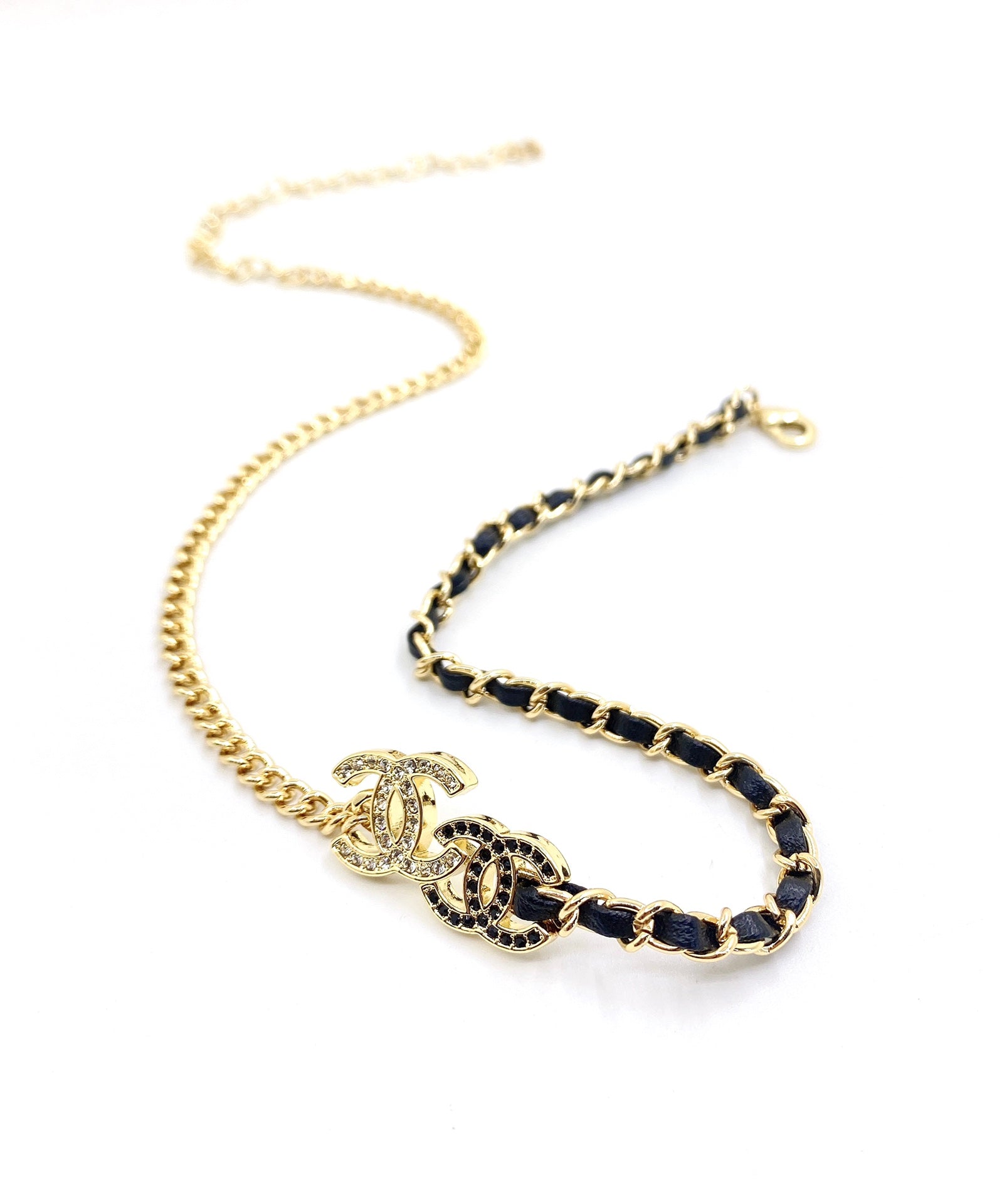 18K  Chanel Black & White Necklace