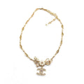 18K  Chanel Flower Pendant Necklace