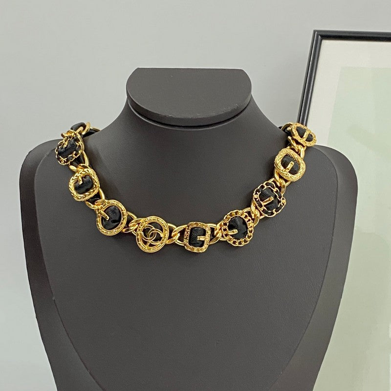 18K  Chanel 2024 Leather Necklace