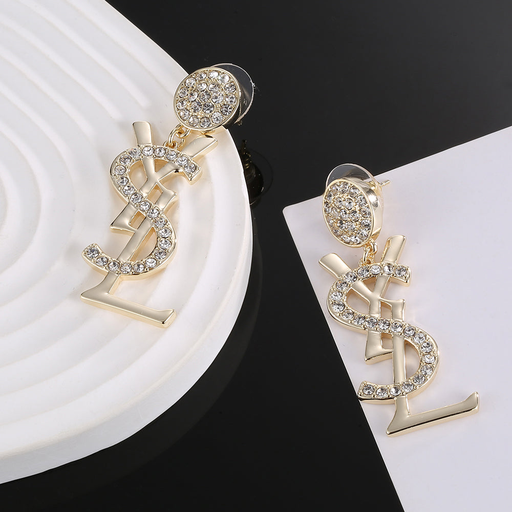 18K YSL Diamonds Earrings