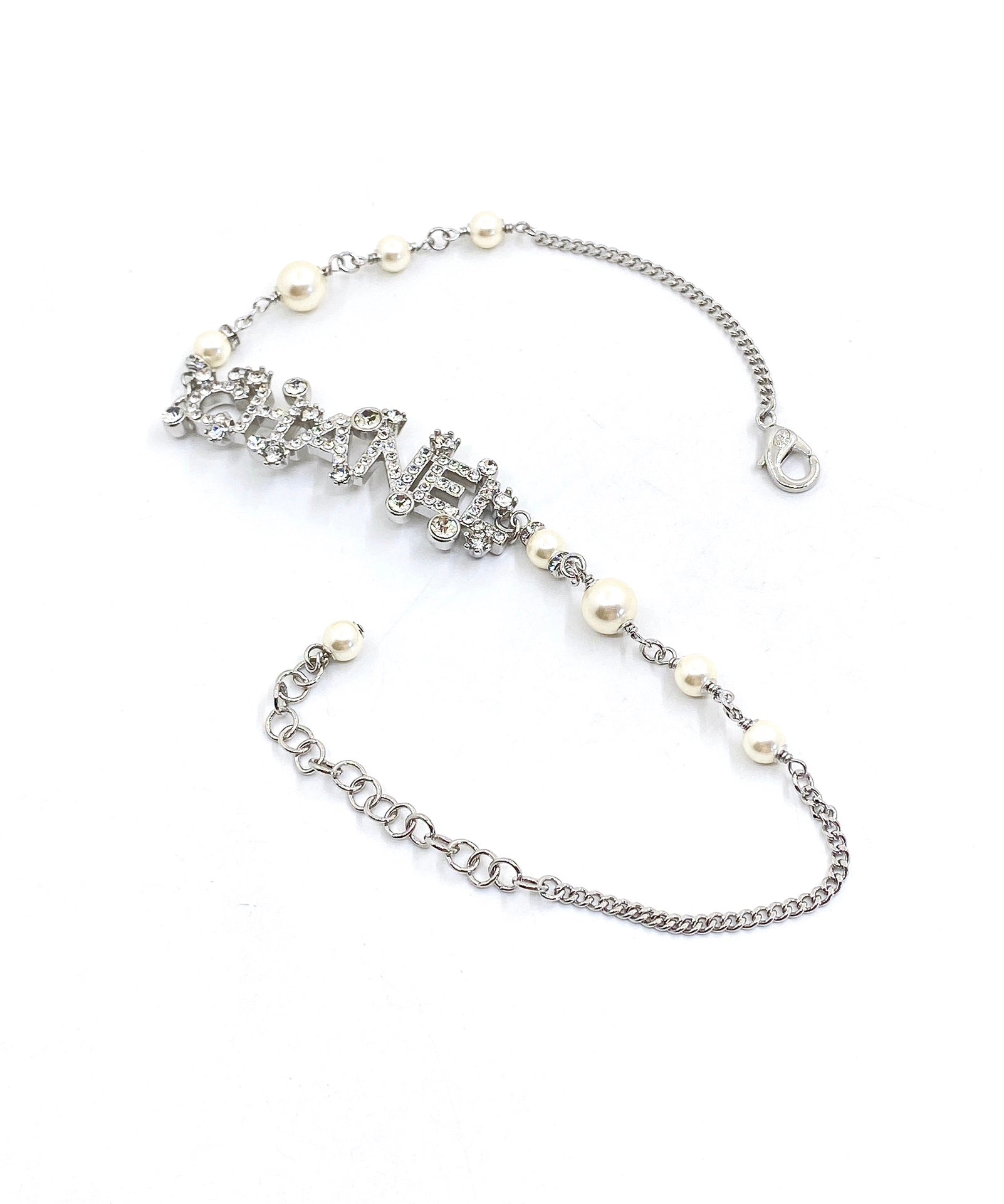 18K  Chanel Crystals Necklace