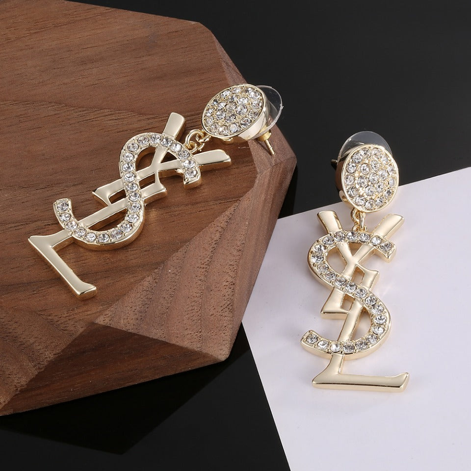 18K YSL Diamonds Earrings