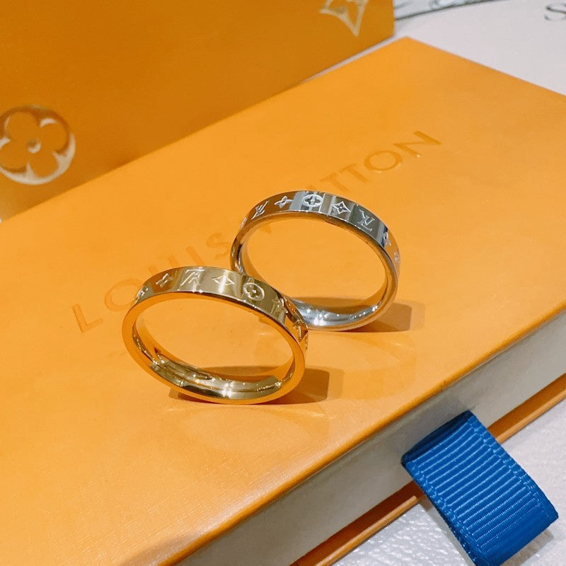 18K Louis Vuitton Instinct Set of Two Gold Rings