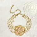 18K  Chanel Camellia Choker Necklace
