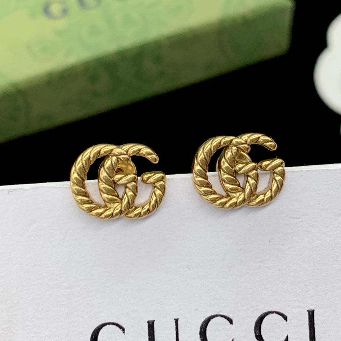 18K Double Gucci Earrings