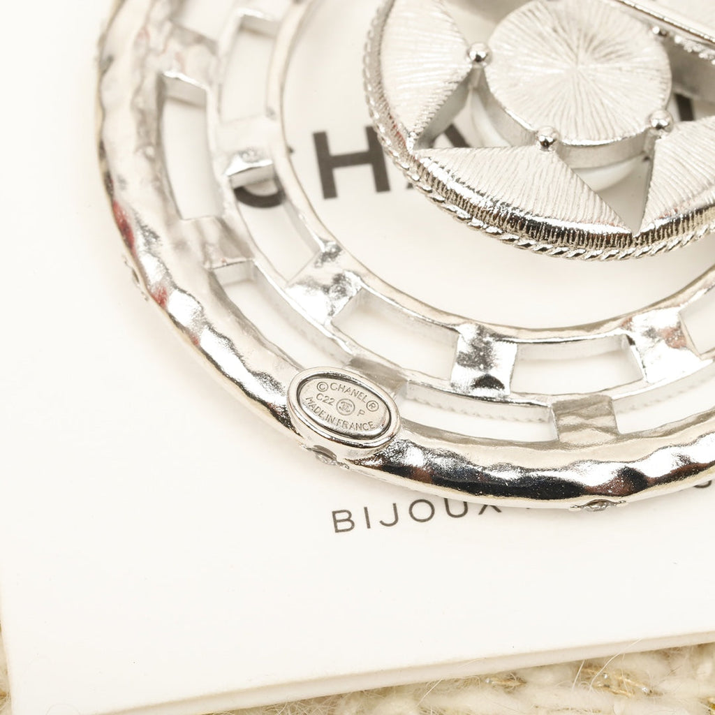 18K  Chanel Black Diamonds Brooch