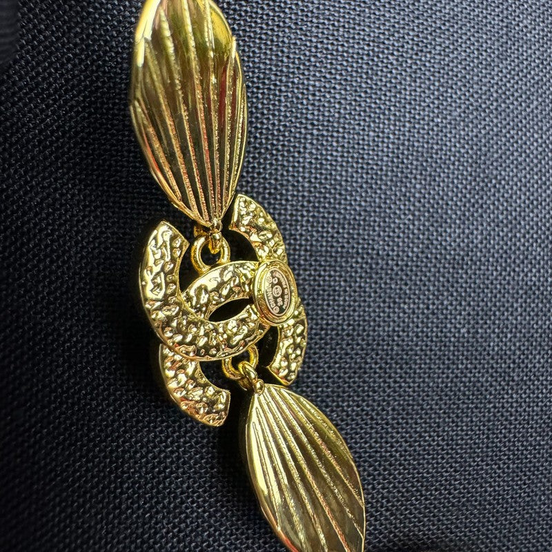 18K  Chanel 26C Crystal Gold Necklace